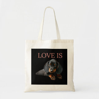 Dachshund Dog Mom Dad Men Women Kids Gift Doxie Tote Bag