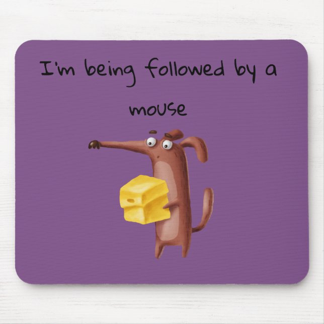 Dachshund Dog Mouse Pad Wiener Dog Office Gift (Front)