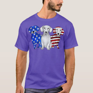 dachshund dog patriot happy independece gift T-Shirt