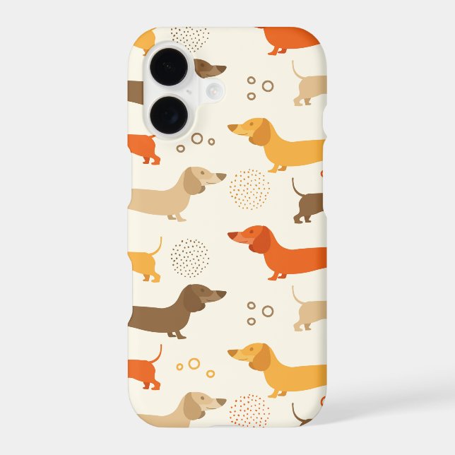 Dachshund dog pattern (Back)