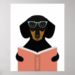 Dachshund Dog Personalized Print
