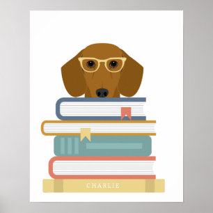 Dachshund Dog Personalized Print