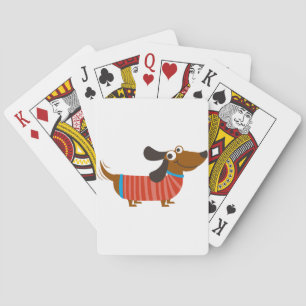 Dachshund Dog Playing Cards