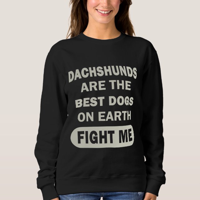 Dachshund Dog  Puppy Sweatshirt (Front)