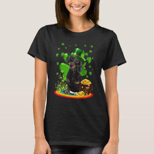 Dachshund Dog Shamrock St Patricks Day Dog Irish G T-Shirt