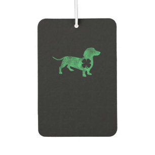 Dachshund Dog Shamrock St. Patrick's Day Saint Pad Air Freshener