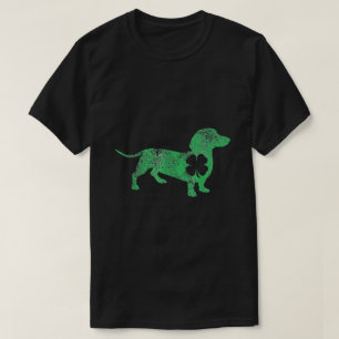 Dachshund Dog Shamrock St. Patrick's Day T-Shirt