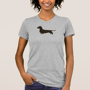 Dachshund Dog Silhouette T-Shirt