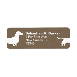 Dachshund Dog Silhouette Wiener Dog Adresse de ret