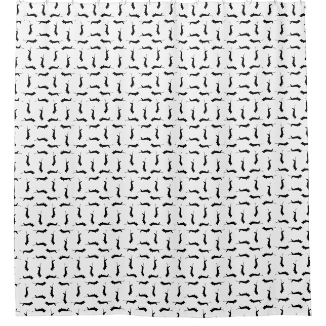 Dachshund Dog Silhouettes CUSTOM BACKGROUND COLOR (Front)