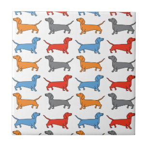 Dachshund Dog Tile