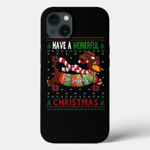 Dachshund Dog Ugly Christmas Doxie Lover Womens Gi iPhone 13 Case