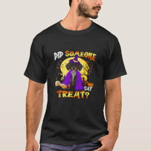 Dachshund Dog Witch Boo Moon Pumpkin Halloween Spo T-Shirt