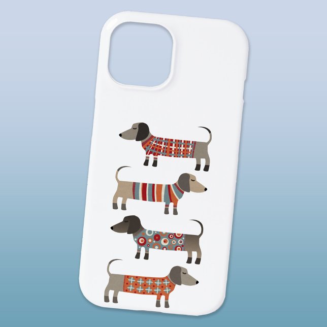 Dachshund Dogs Case-Mate iPhone Case (Dachshund Wiener Sausage Dog fun cell phone case)