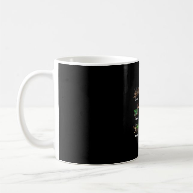 Dachshund Dogs Christmas Pajamas Dog Classic T-Shi Coffee Mug (Left)