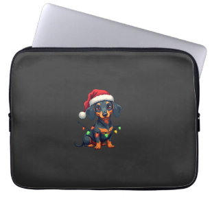 Dachshund Dogs Tree Christmas Sweater Xmas Gifts F Laptop Sleeve