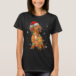 Dachshund Dogs Tree Christmas  Xmas Gifts For Pet  T-Shirt