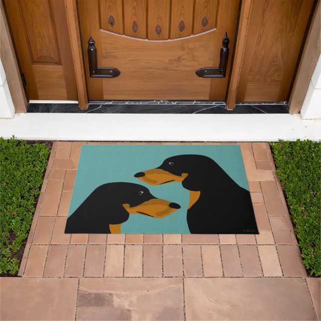 Dachshund Doormat (Outdoor)