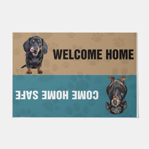 Dachshund Doormat/ Personalized Welcome Door Mat