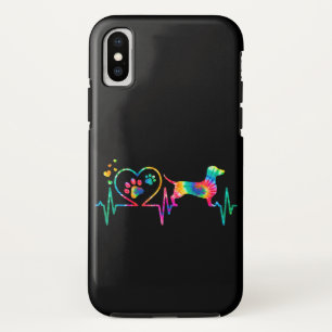 Dachshund Doxie Weenie Mom Dad Heartbeat Gift Case-Mate iPhone Case