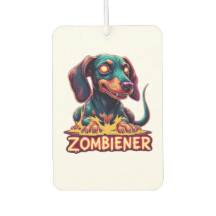 Dachshund Doxie Wiener Sausage Zombie Dog Hallowee Air Freshener