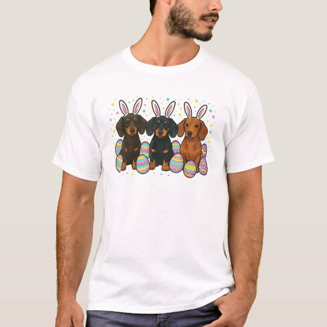Dachshund Easter T-Shirt (Front)
