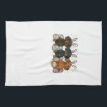 Dachshund Easter T-Shirt Kitchen Towel<br><div class="desc">Dachshund Easter T-Shirt</div>