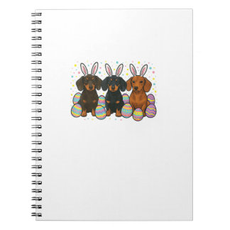Dachshund Easter T-Shirt Notebook