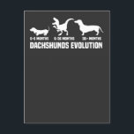 Dachshund Evolutions Invitation Postcard<br><div class="desc">Dachshund Evolutions</div>