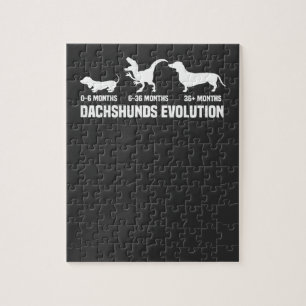 Dachshund Evolutions Jigsaw Puzzle