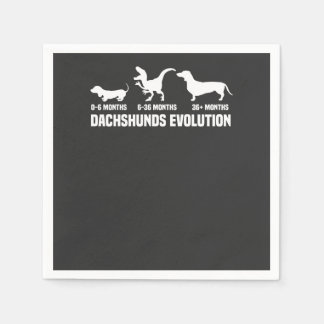 Dachshund Evolutions Napkin