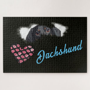 Dachshund Eyes Solid Colour 1000 piece Jigsaw Puzzle