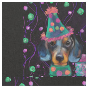 Dachshund fabric