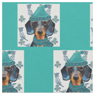 Dachshund fabric