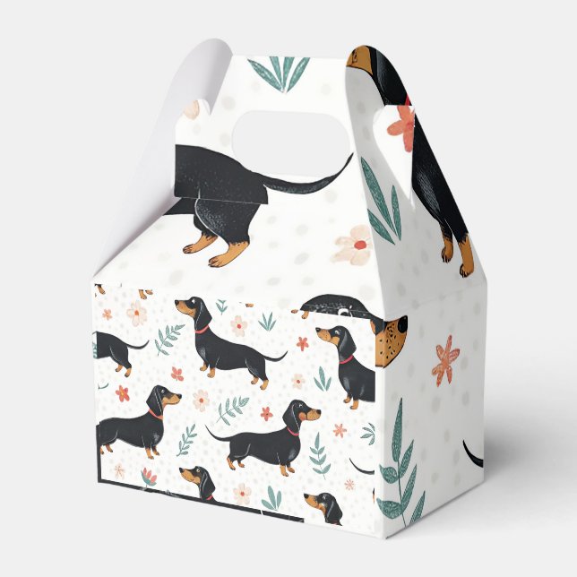 dachshund favor box (Front Side)