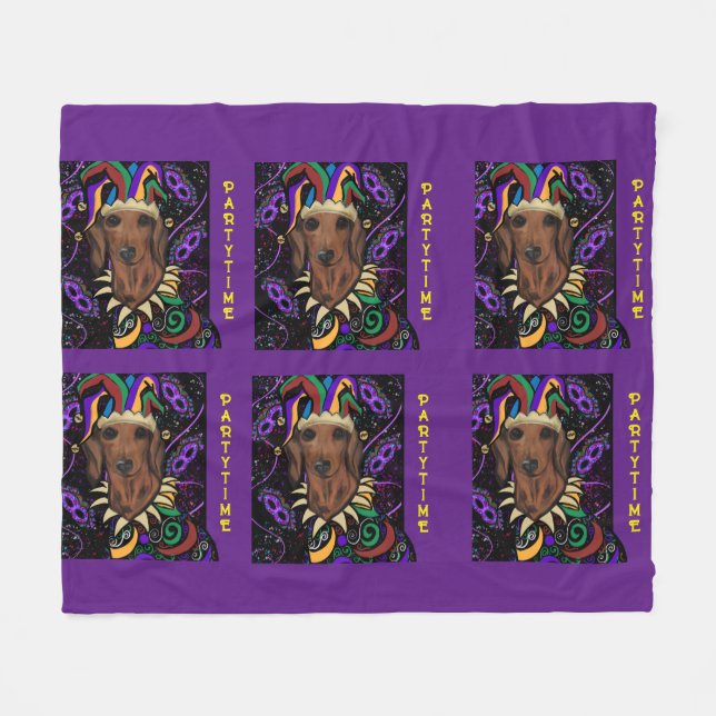 Dachshund        fleece blanket (Front (Horizontal))