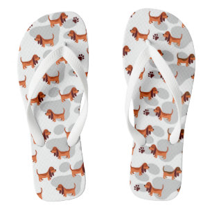 Dachshund  flip flops