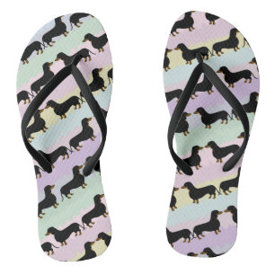 Dachshund Flip Flops