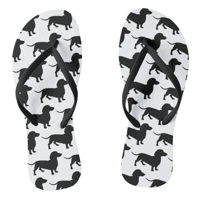 Dachshund Flip Flops (Footbed)