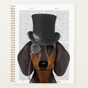 Dachshund, Formal Hound and Hat Planner
