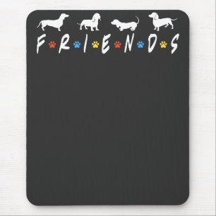 Dachshund Friends Mouse Pad