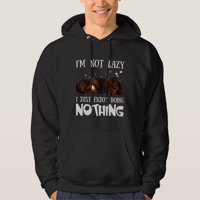 Dachshund Funny Hoodie (Front)