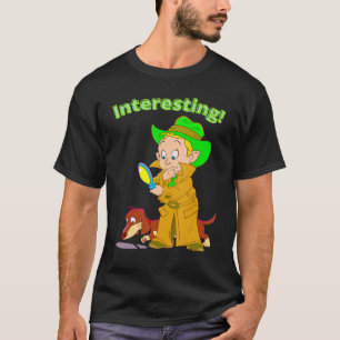 DACHSHUND  FUNNY WIENER DOG PET CUTE DETECTIVE DOG T-Shirt
