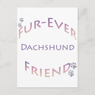 Dachshund Furever Postcard