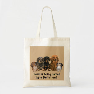 Dachshund Gang Tote Bag