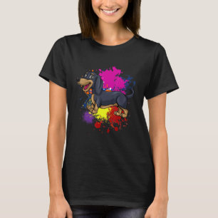Dachshund Gifts For Women Sausage Dog Kids Dixie D T-Shirt
