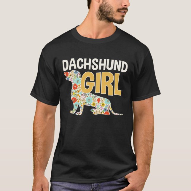 Dachshund Girl  2 T-Shirt (Front)