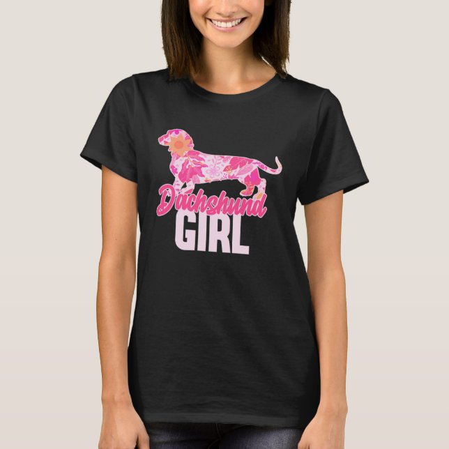 Dachshund Girl  3 T-Shirt (Front)