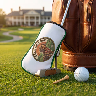 Dachshund Golf Dad Putter Cover Custom Gift