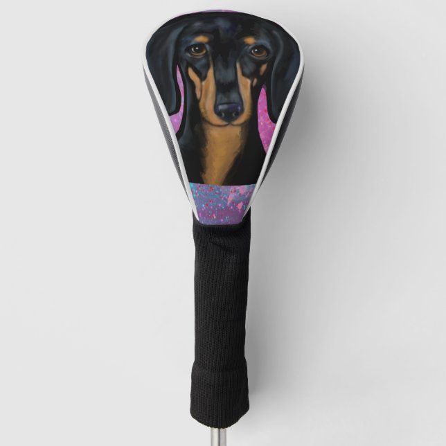 Dachshund       golf head cover (Front)